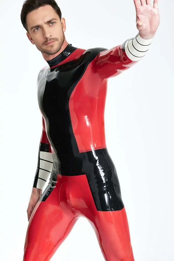 Latex Male Saddle Rider Catsuit