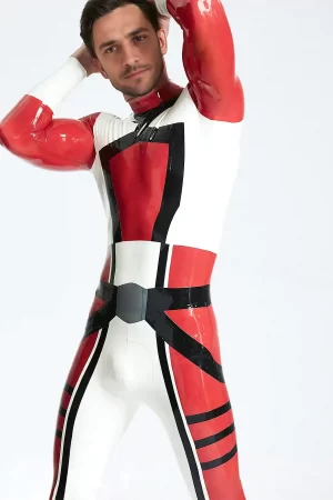 Latex Male Hieroglyph Catsuit