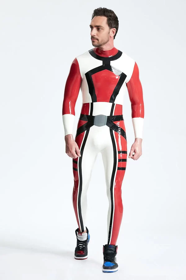 Latex Male Hieroglyph Catsuit