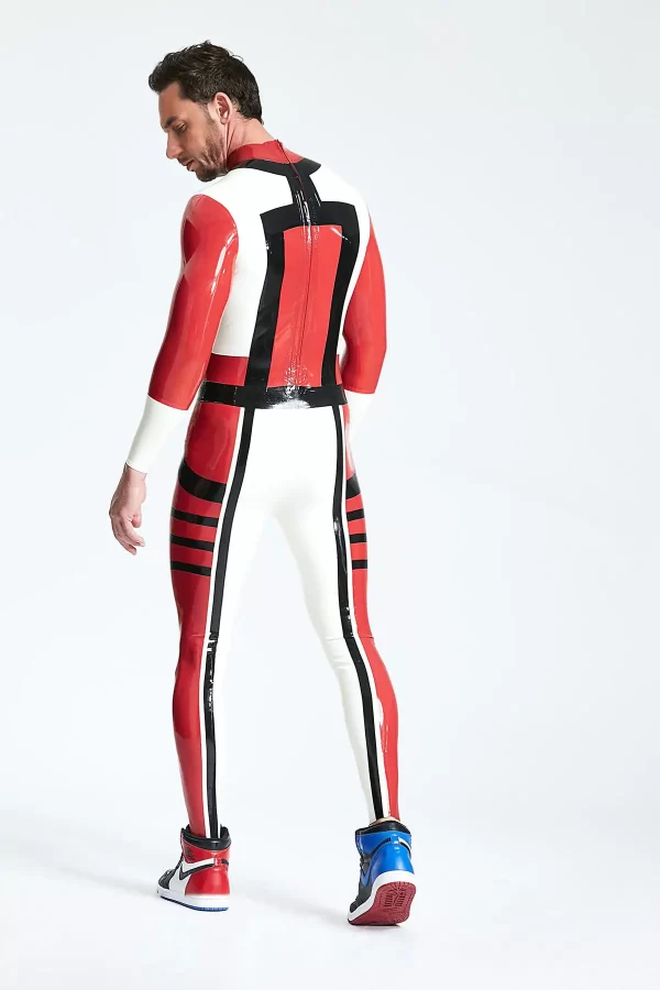 Latex Male Hieroglyph Catsuit