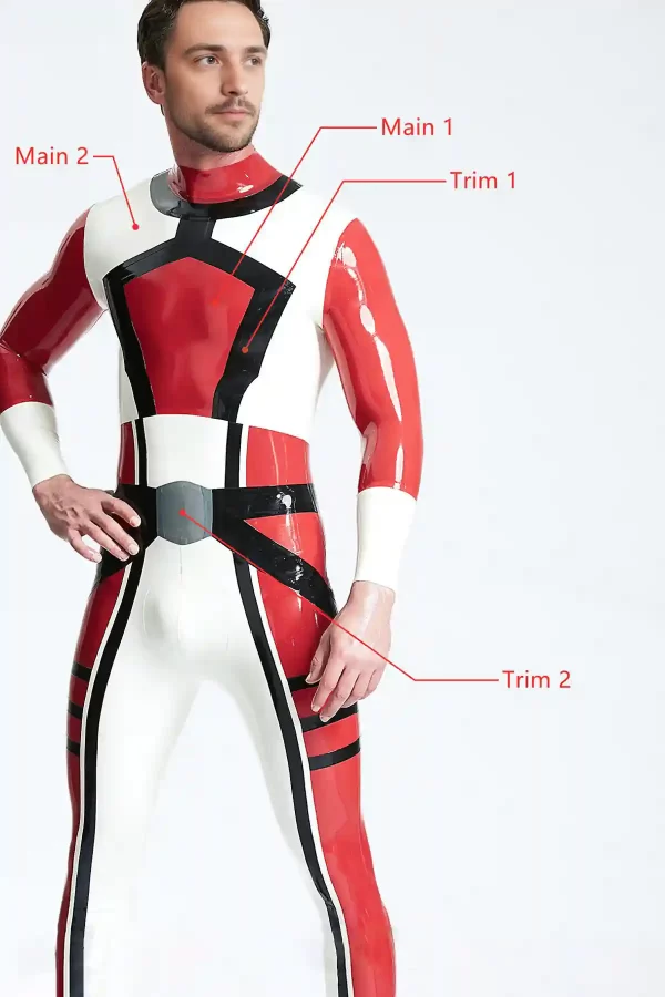 Latex Male Hieroglyph Catsuit