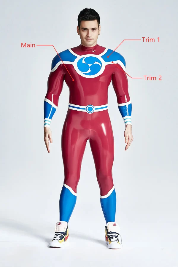 Latex Male Captain 999 Catsuit