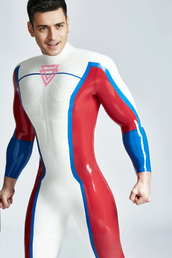 Latex Male Double Diamond Catsuit