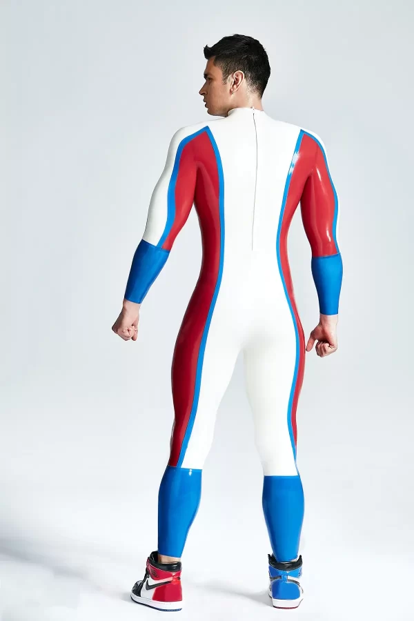 Latex Male Double Diamond Catsuit