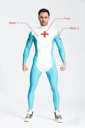 Latex Male Medic Catsuit