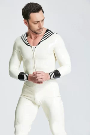 Latex Male Ship Ahoy Jumpsuit