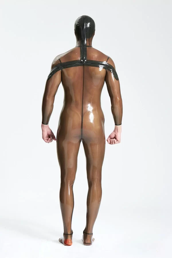 Latex Male T-JUNCTION Catsuit (For stocky/wider body types)