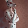 Latex Male Purr-fect Inflated Tail Catsuit With Feet & Gloves