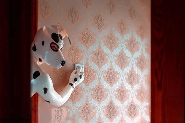 Latex Male Dalmatian Catsuit