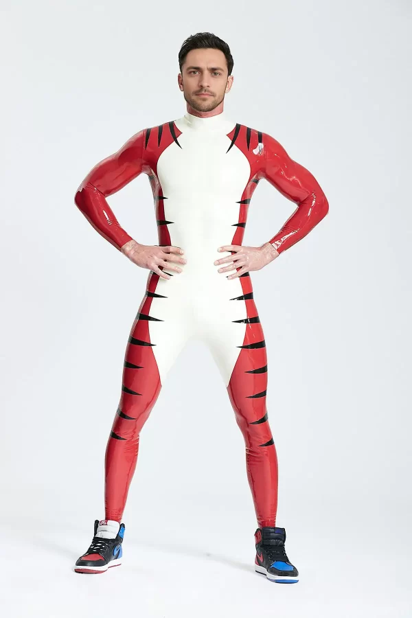 Latex Male Tigris Catsuit