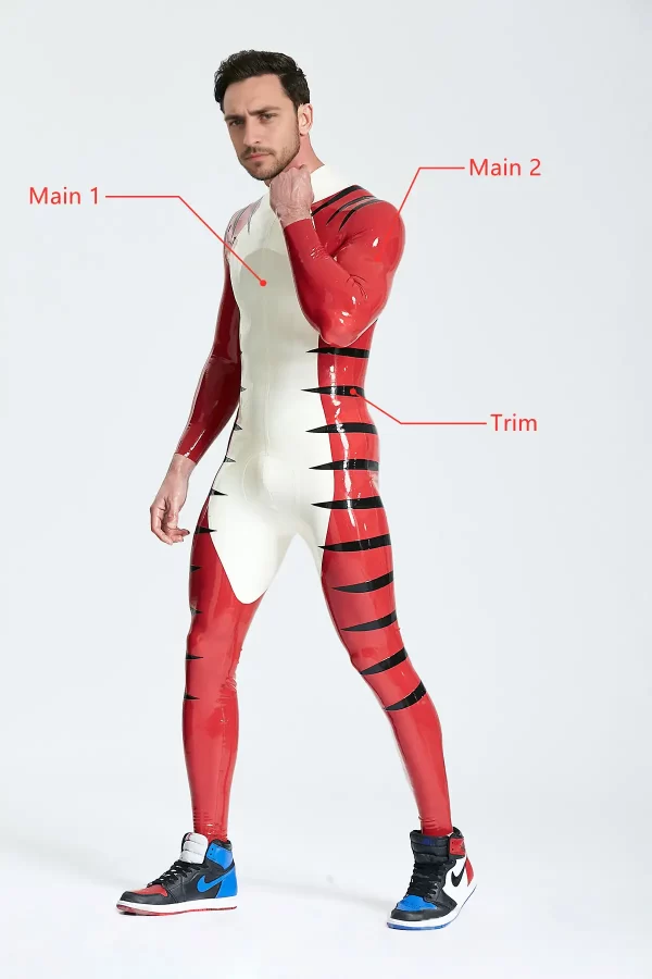 Latex Male Tigris Catsuit