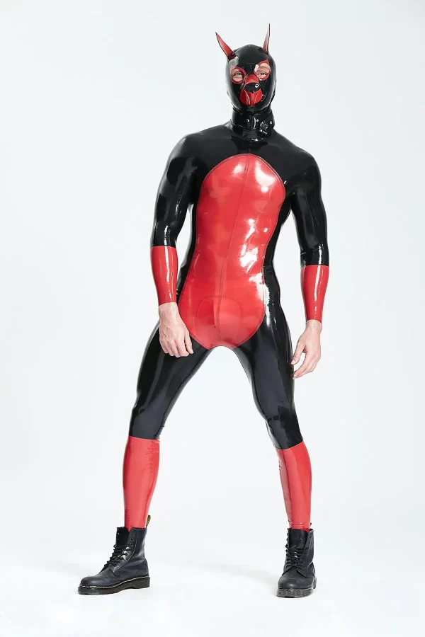 Latex Male Moochie Poochy Catsuit