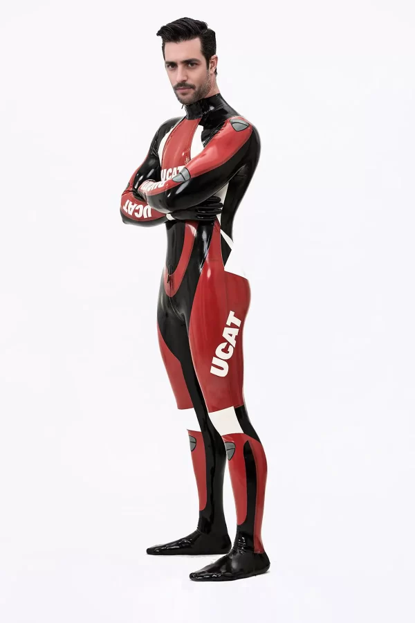 Latex Male Moto-Pro Catsuit