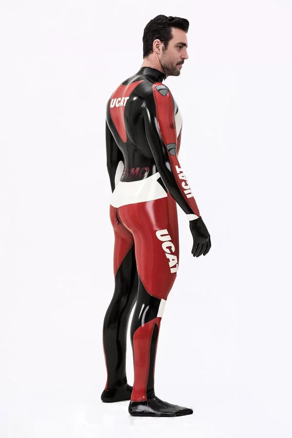 Latex Male Moto-Pro Catsuit