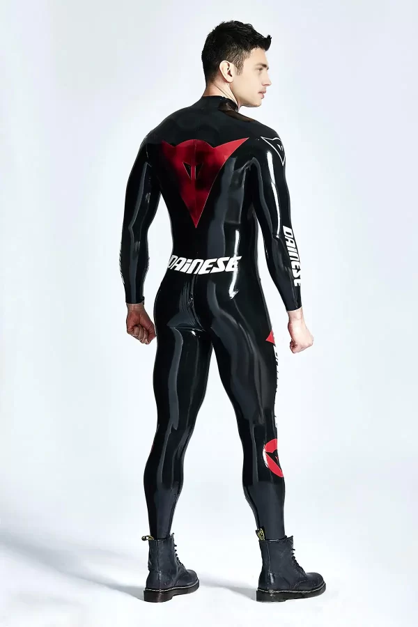 Latex Male Basic MotoGP Branded Catsuit