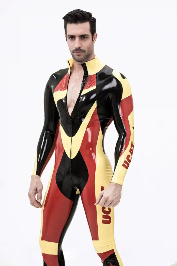 Latex Male Moto-Pronto Catsuit