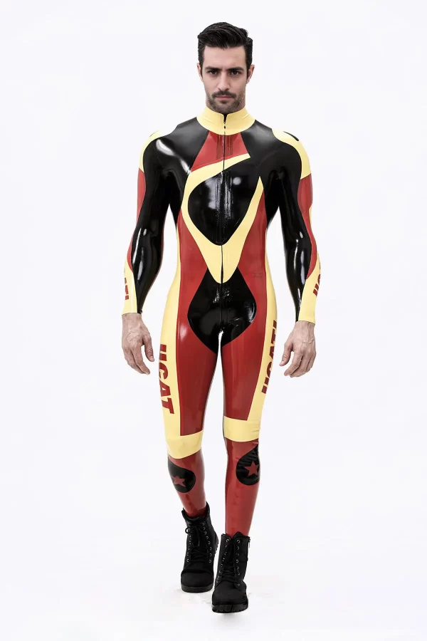 Latex Male Moto-Pronto Catsuit