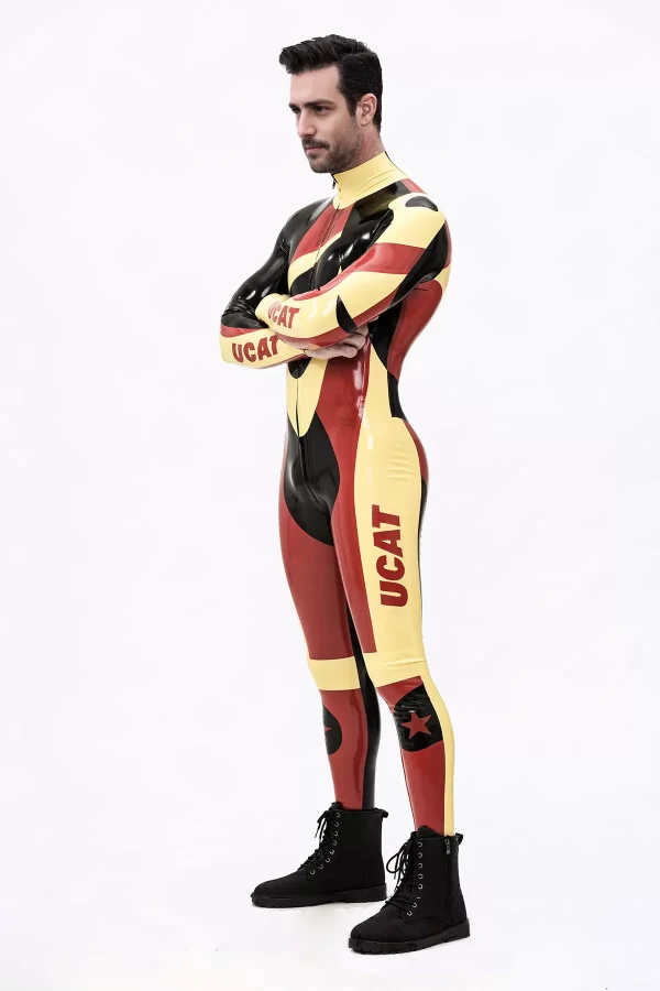 Latex Male Moto-Pronto Catsuit