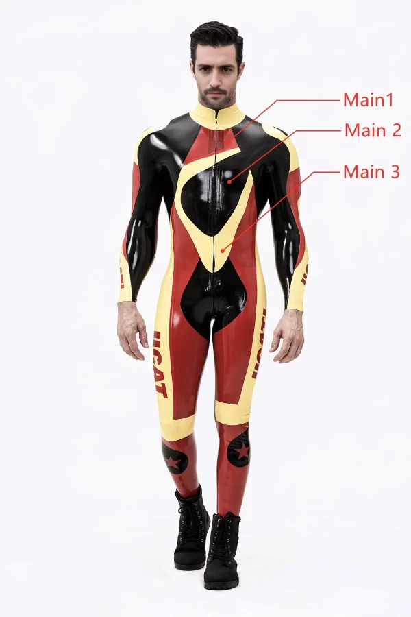 Latex Male Moto-Pronto Catsuit