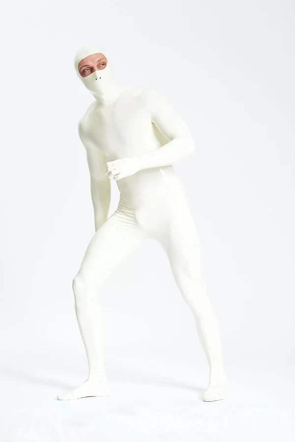 Latex Male Eyes-entry Zipperless Gimp Latex Catsuit