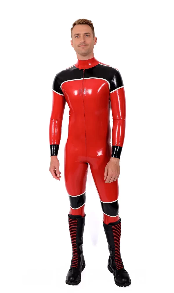 Latex Male Orbiton Front-Zip Latex Catsuit