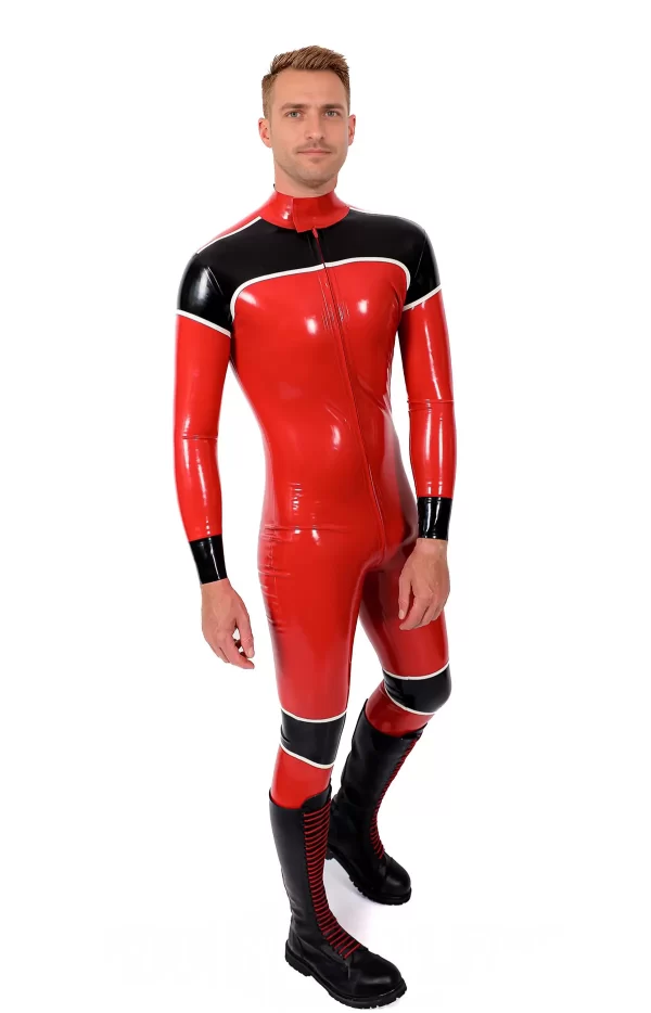 Latex Male Orbiton Front-Zip Latex Catsuit