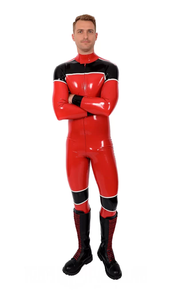 Latex Male Orbiton Front-Zip Latex Catsuit