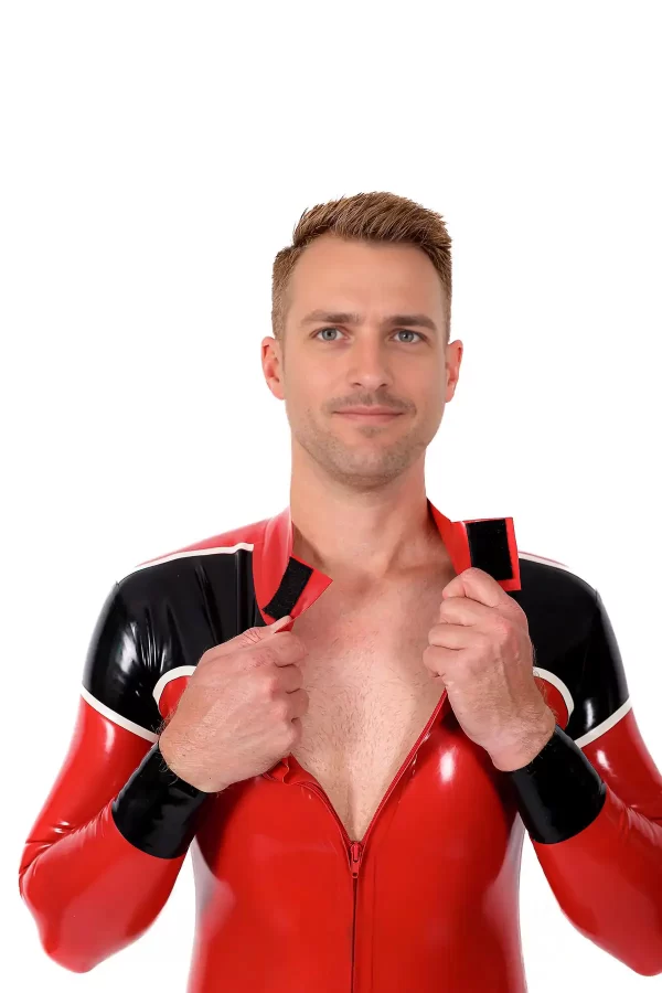 Latex Male Orbiton Front-Zip Latex Catsuit