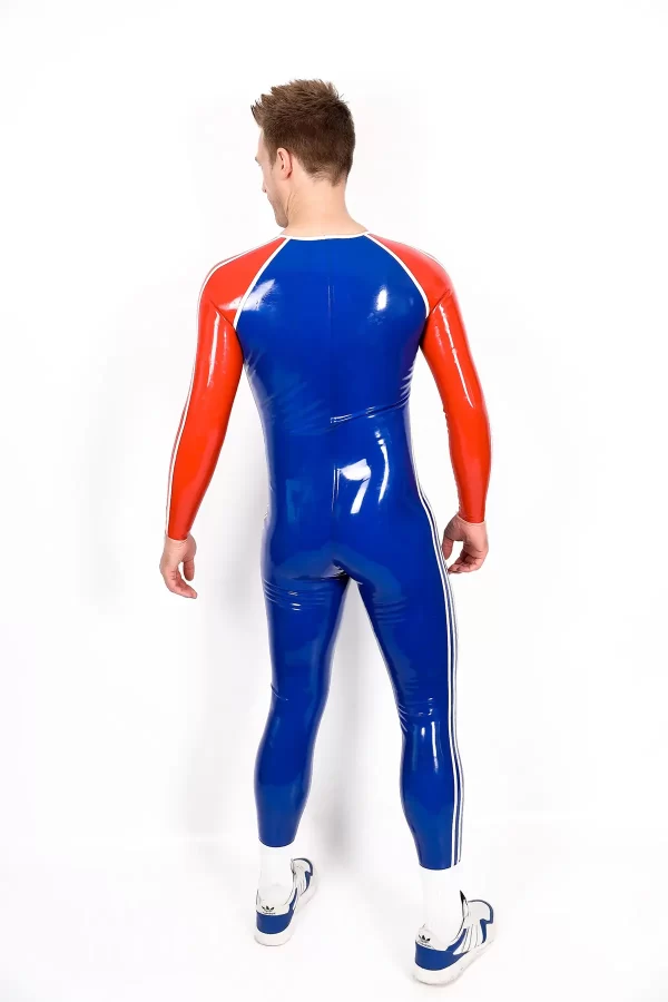 Latex Male Sportsman Round Neck With Codpiece