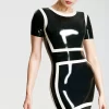 Latex Elegant England Mini Dress