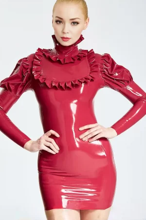 Latex Juliette Formal Micro Dress