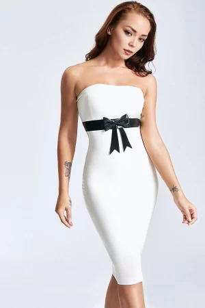 Latex Snowdrop Sleeveless Dress