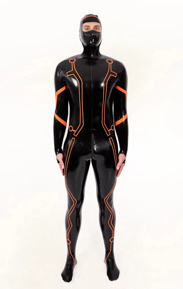 Latex Male Legacy Face-Entry Catsuit