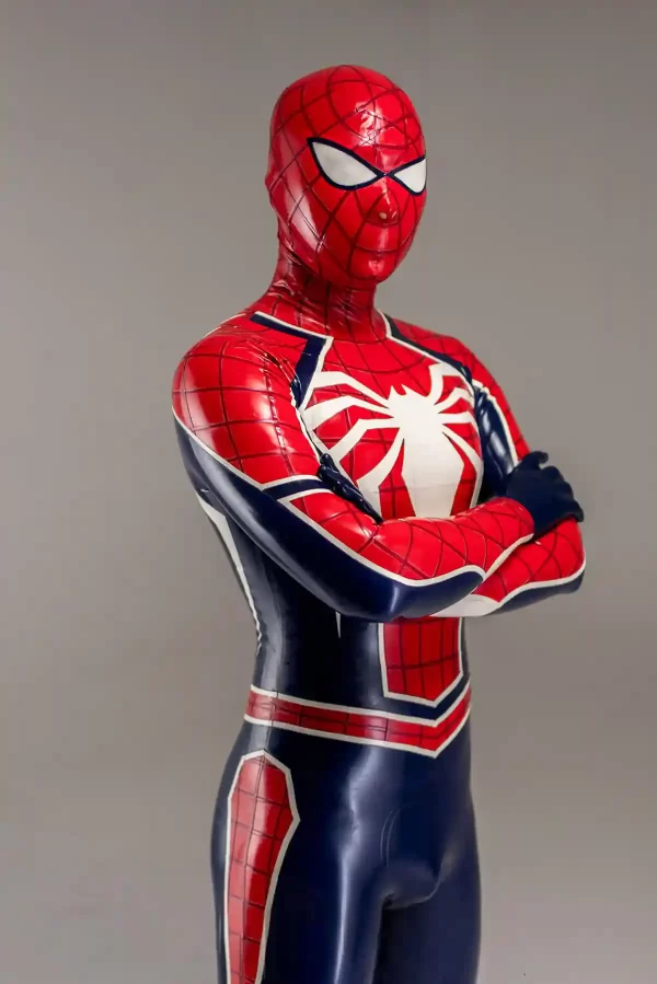 Latex Male Spidey Two Latex Costume Catsuit