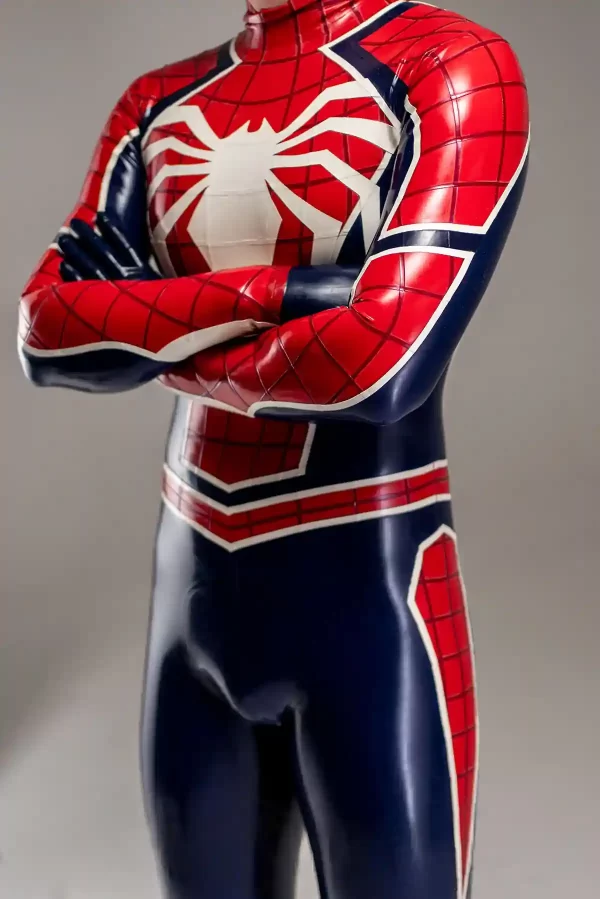 Latex Male Spidey Two Latex Costume Catsuit