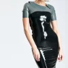 Latex Micro Asymmetric Party Dress