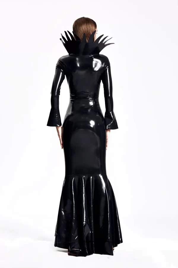 Latex Long-sleeved Witchery Dress