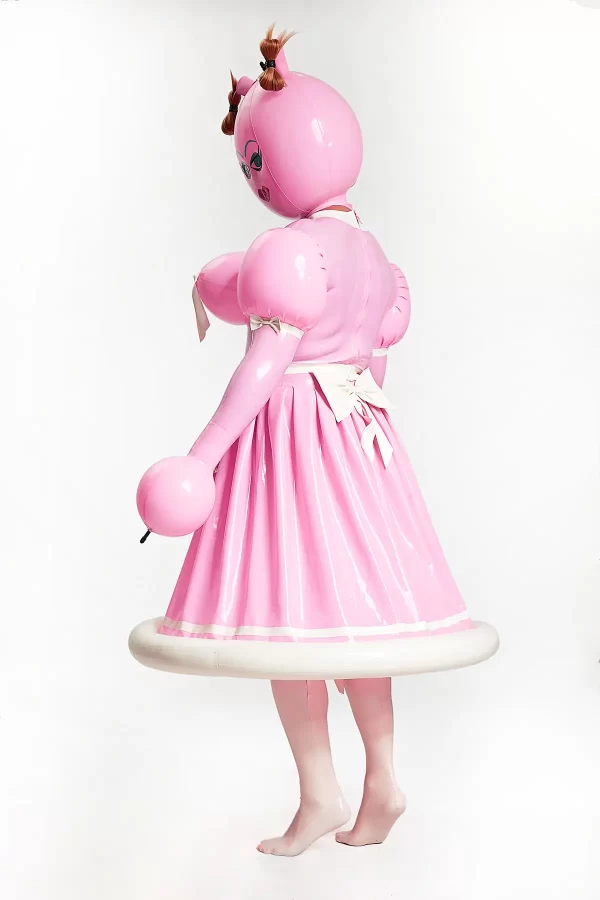 Latex Unisex Polly-Waffle Inflatable Waitress Dress