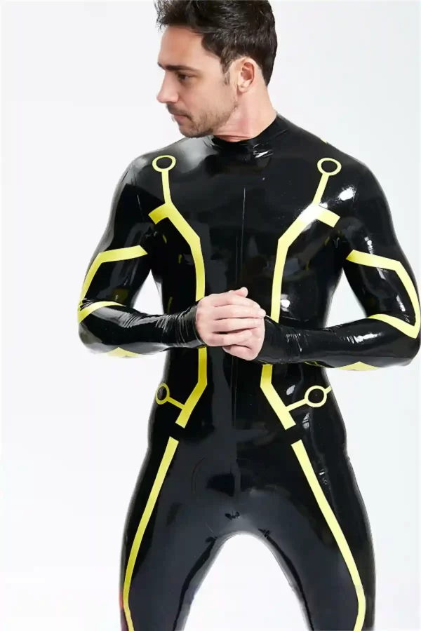 Latex Male Digi-Tron Catsuit