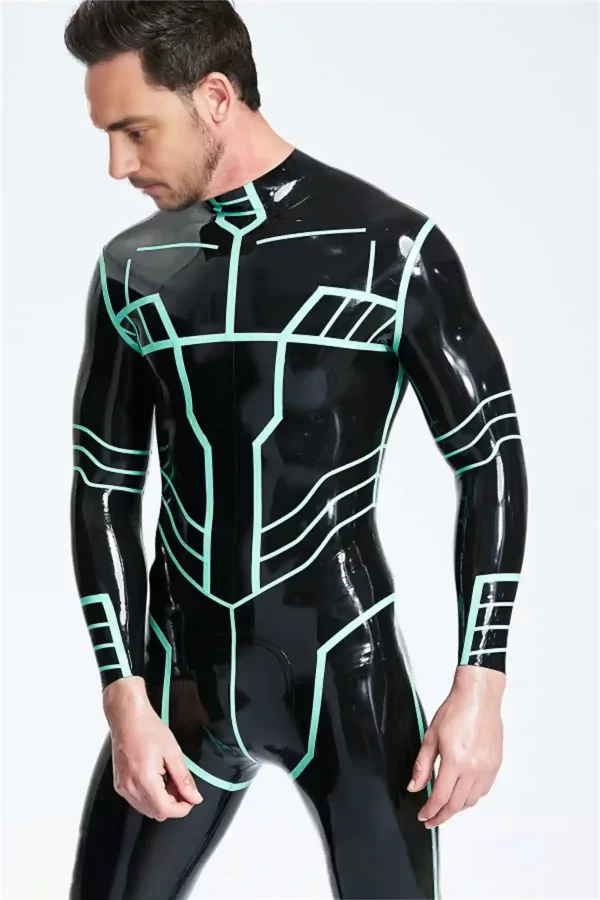 Latex Male Paladin Catsuit