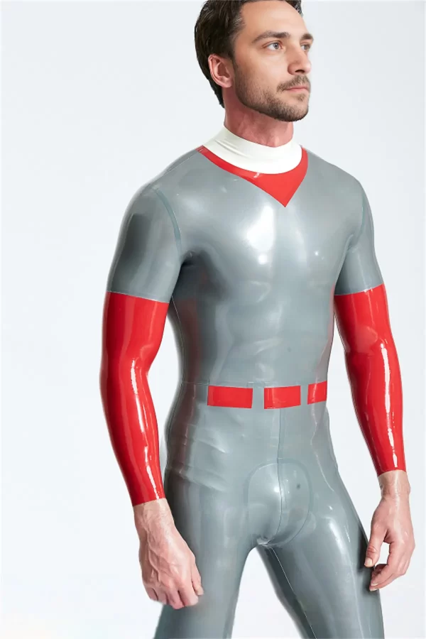 Latex Male Catcher Latex Catsuit