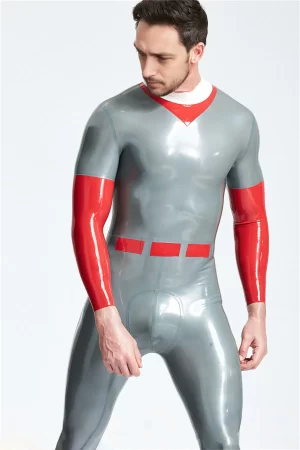 Latex Male Catcher Latex Catsuit