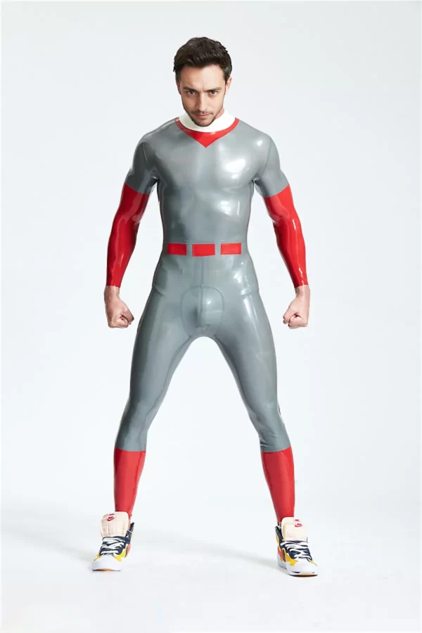 Latex Male Catcher Latex Catsuit