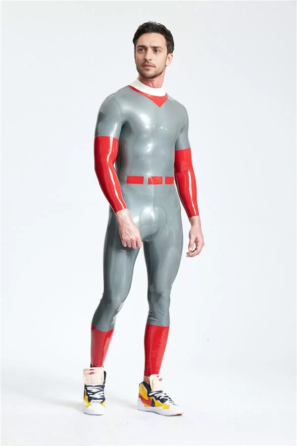 Latex Male Catcher Latex Catsuit