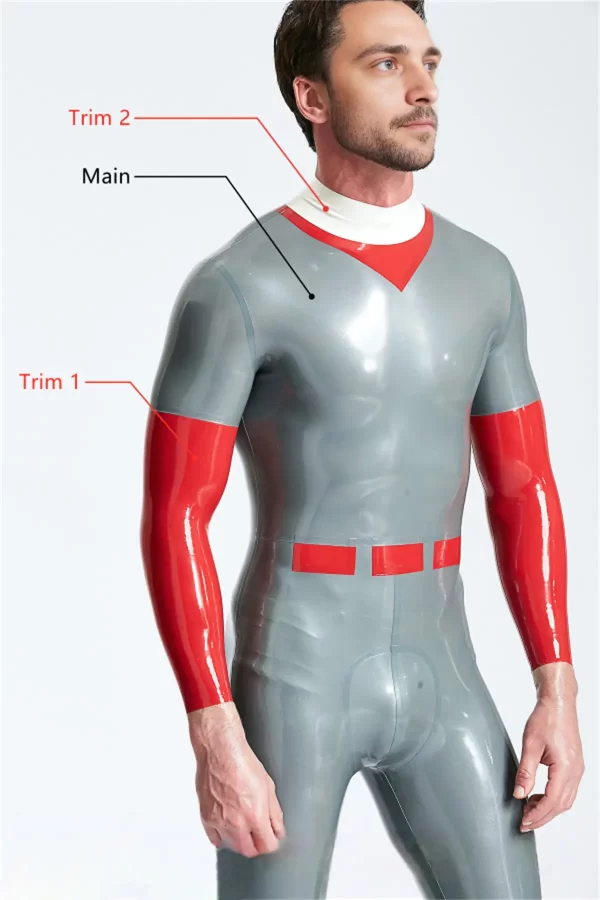 Latex Male Catcher Latex Catsuit