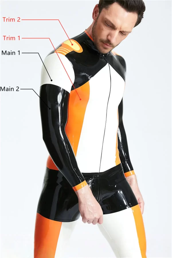 Latex Male Team Player Catsuit