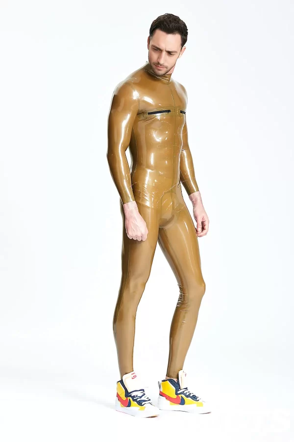 Latex Male Standard Back Zip Latex Catsuit