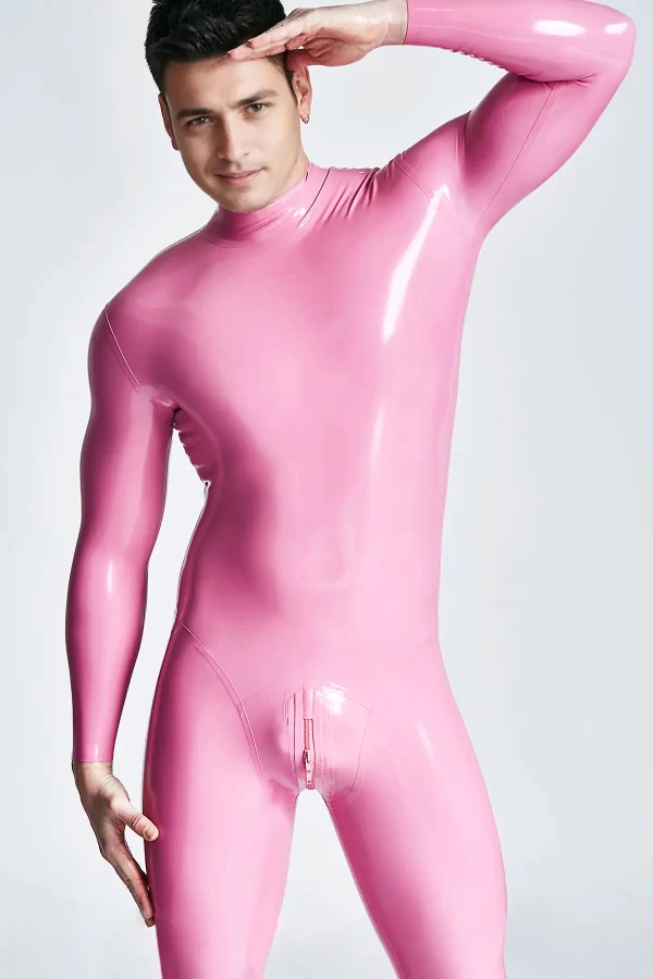 Latex Male Standard Back Zip Latex Catsuit