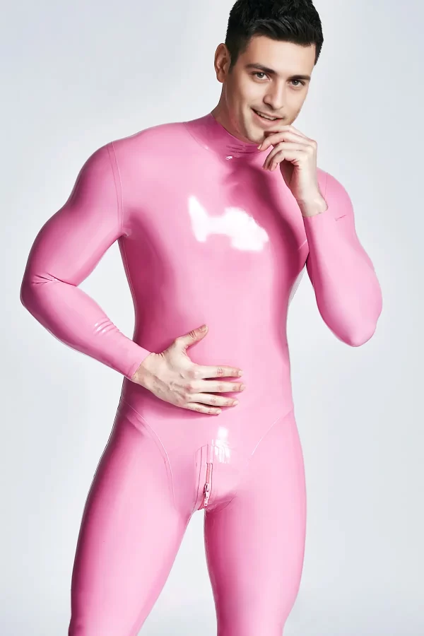 Latex Male Standard Back Zip Latex Catsuit