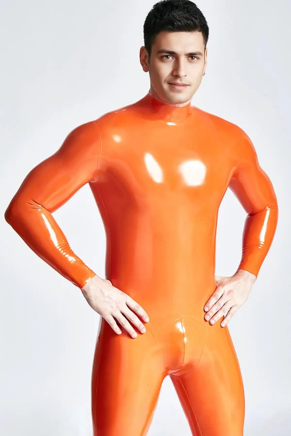 Latex Male Standard Back Zip Latex Catsuit